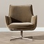 Fauteuil Stella draaibaar velvet bruin