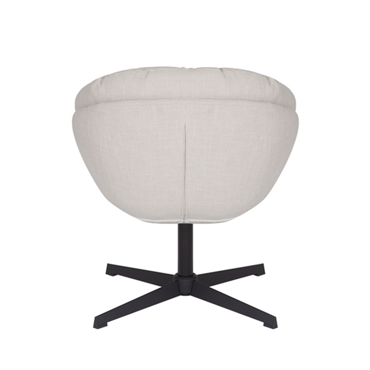 Draaifauteuil Porto linnen off white