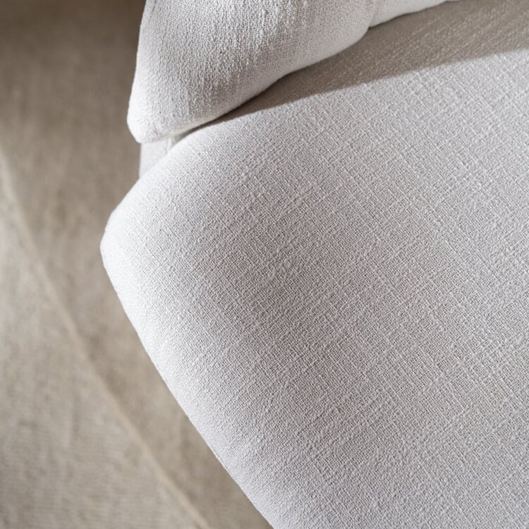 Draaifauteuil Porto linnen off white