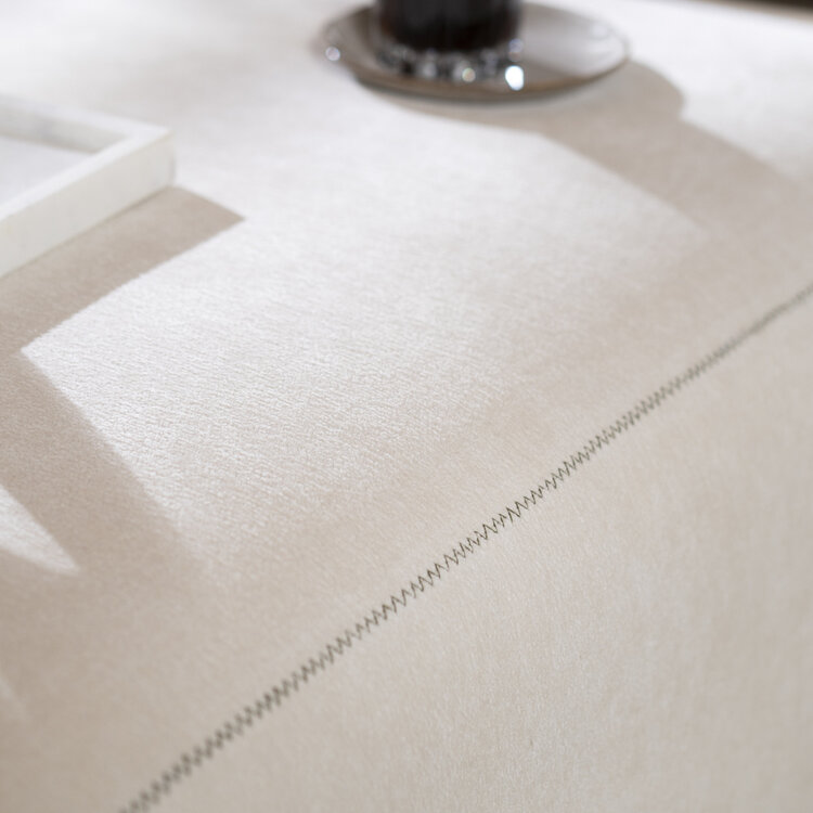 Hocker July chenille off white