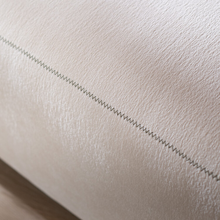 Scandinavische hoekbank July off white rechts