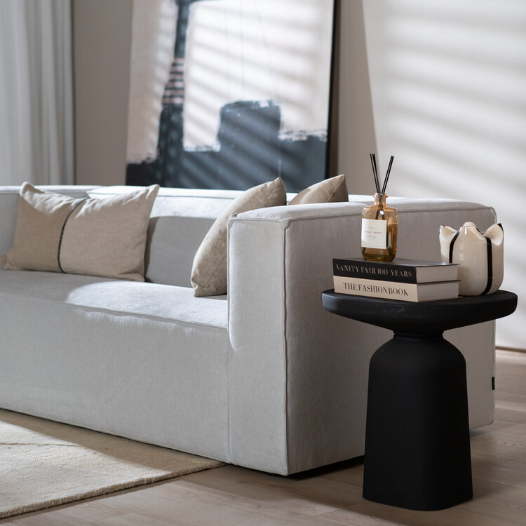 Scandinavische bank Memphis 2,5-zits off white stof gemêleerd