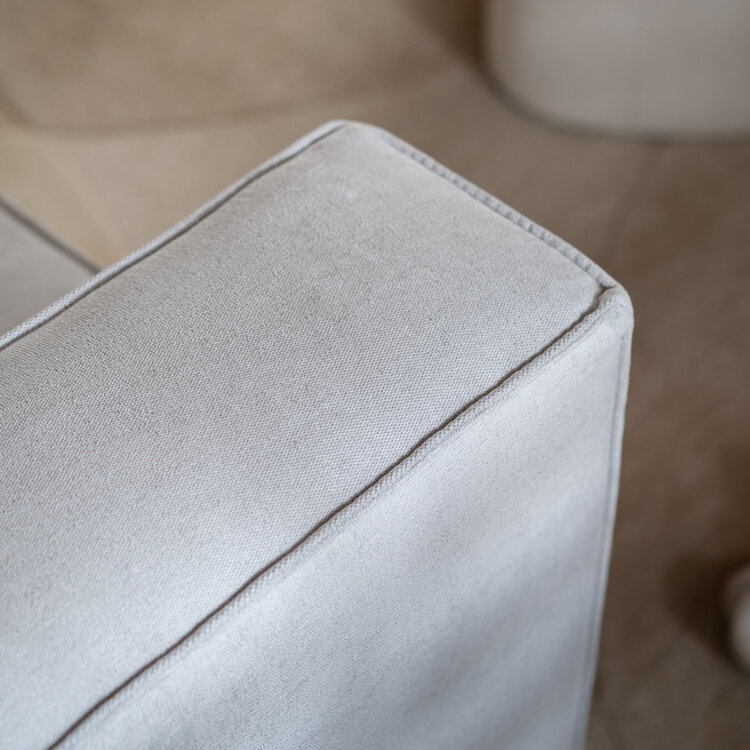 Scandinavische bank Memphis 2,5-zits off white stof gemêleerd