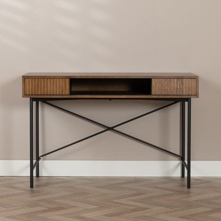 Bureau Maury rustiek eiken 120x55x77 cm