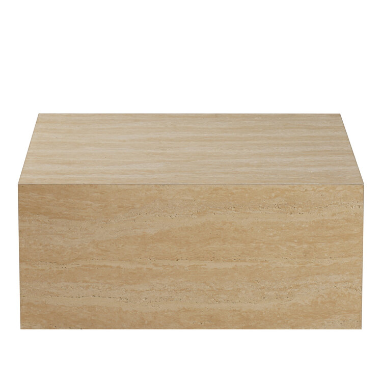 Salontafel/element Ace travertin 75x75x40