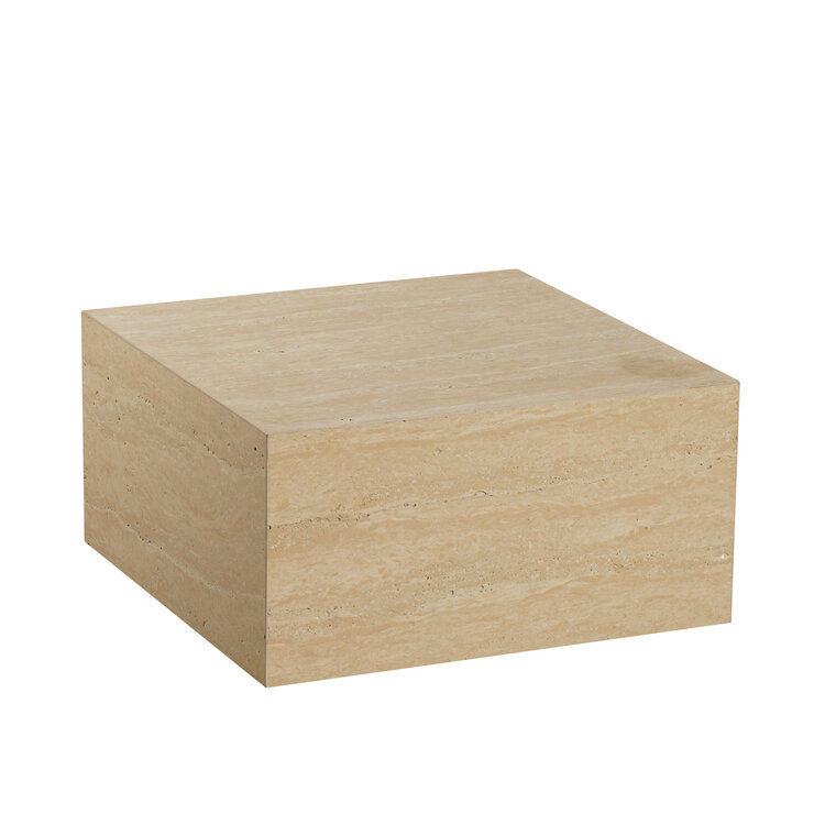 Salontafel/element Ace travertin 60x60x30