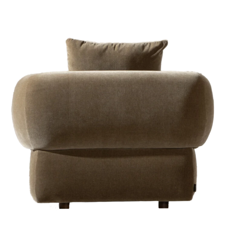 Fauteuil Palermo velvet bruin