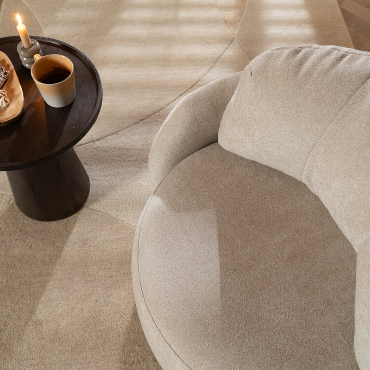 Fauteuil Cali chenille beige