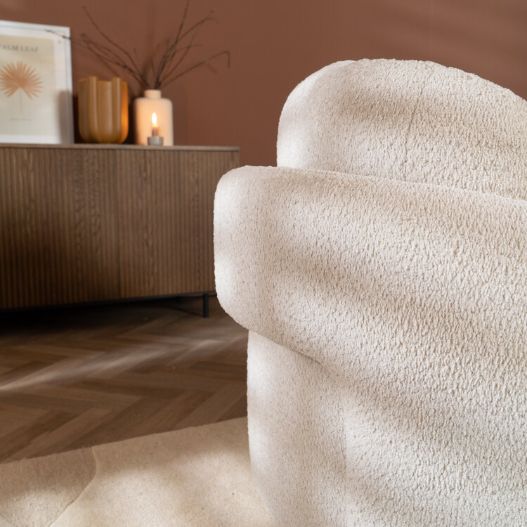 Scandinavische Fauteuil Nino off white