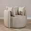 Teddy bouclé fauteuil Ruby beige