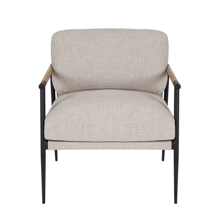 Fauteuil Jade linnen taupe