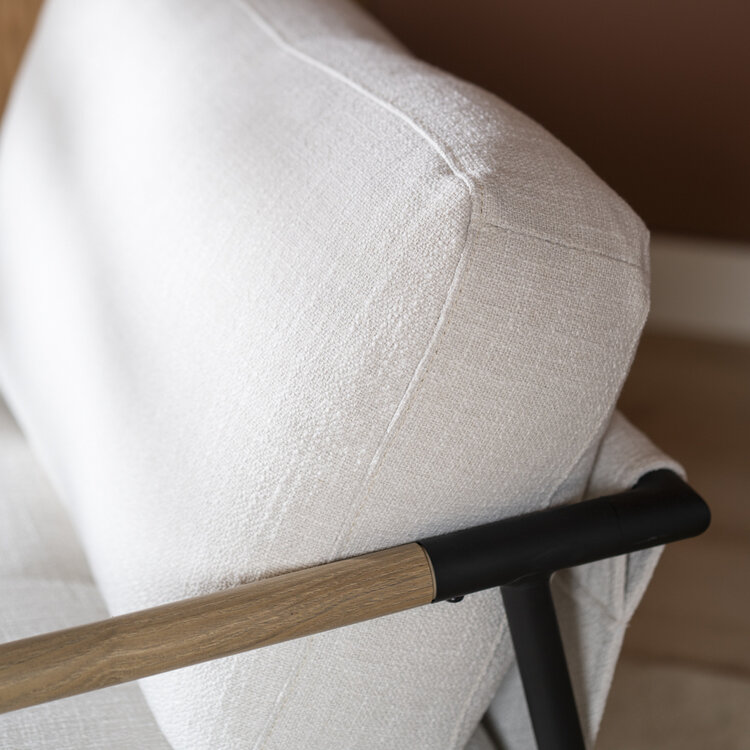 Fauteuil Jade linnen off white