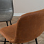Industriële barkruk Mikky cognac eco-leer 65-78 cm