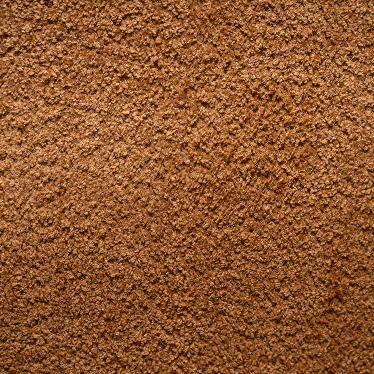 Hoekbank Maine bouclé stof terracotta links