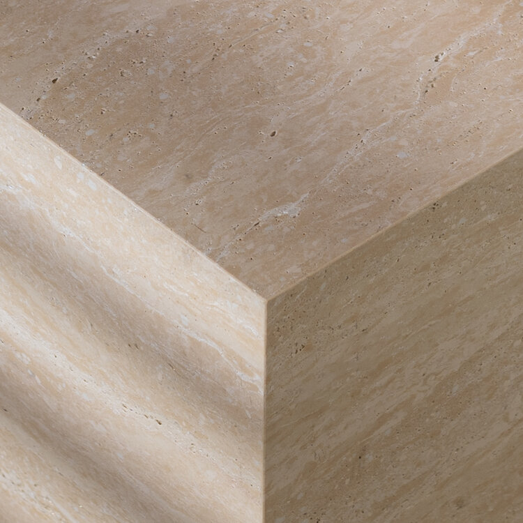 Salontafel/element Ace travertin 60x60x30