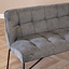 Scandinavische eetkamerbank Jelle antraciet 155 cm