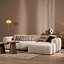 Hoekbank Maine chenille stof beige rechts