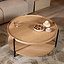 Salontafel Rio Ø90 cm blank eiken
