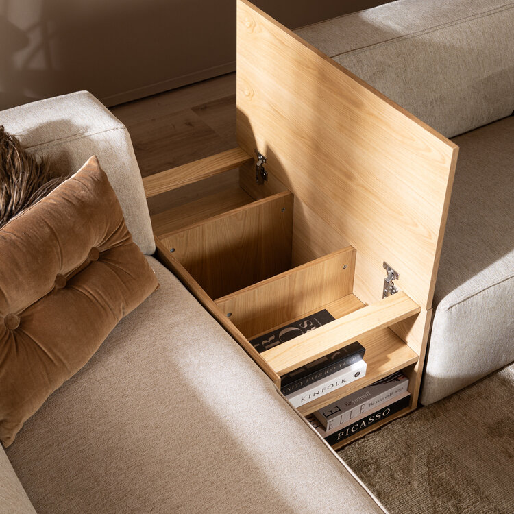 Salontafel Jaxx 88x46 cm blank eiken