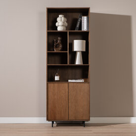 Wandkast Bradley rustiek eiken 80x220 cm