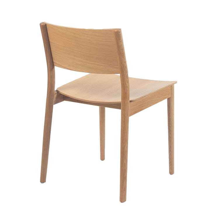 Scandinavische eetkamerstoel Juno naturel eiken