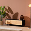 Tv-meubel Thomas zwart/blank eiken 150 cm