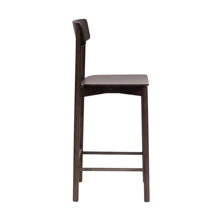 Scandinavische barkruk Reza walnoot 68,5 cm