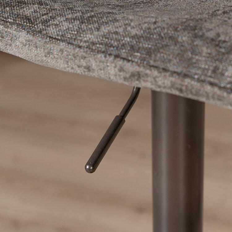 Velvet barkruk Jack bruin 60-82 cm