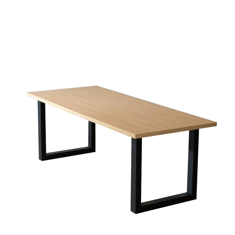 Eettafel Alec melamine eiken 220 x 90 cm