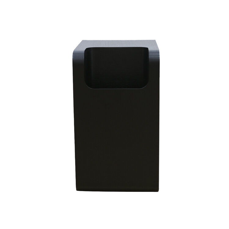 Scandinavische bijzettafel/salontafel Isla zwart