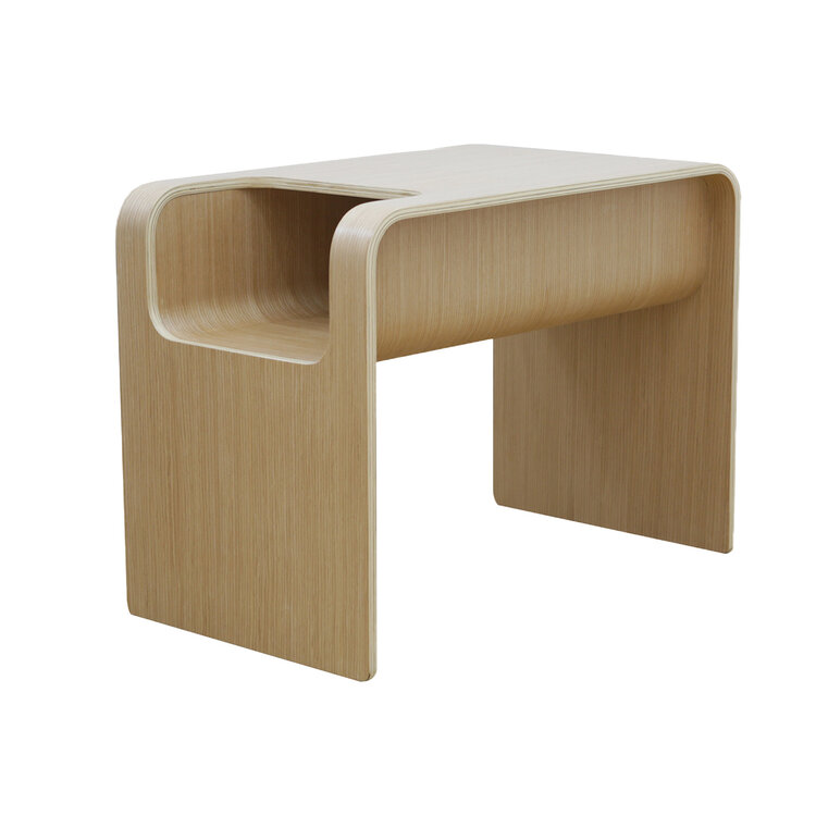 Scandinavische bijzettafel/salontafel Isla 60x35x45 naturel eiken