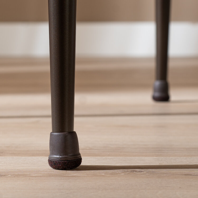 Vloerbeschermer set (voor 4 poten) bruin Ø19-25 mm