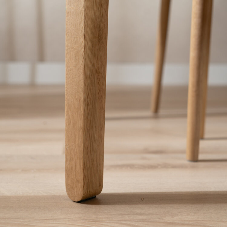 Scandinavische eettafel Cala naturel eiken 160 x 90 cm