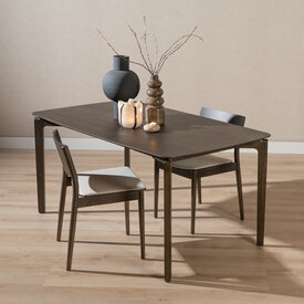 Eettafel Cala walnoot 160 x 90 cm