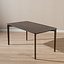 Scandinavische eettafel Cala walnoot 160 x 90 cm