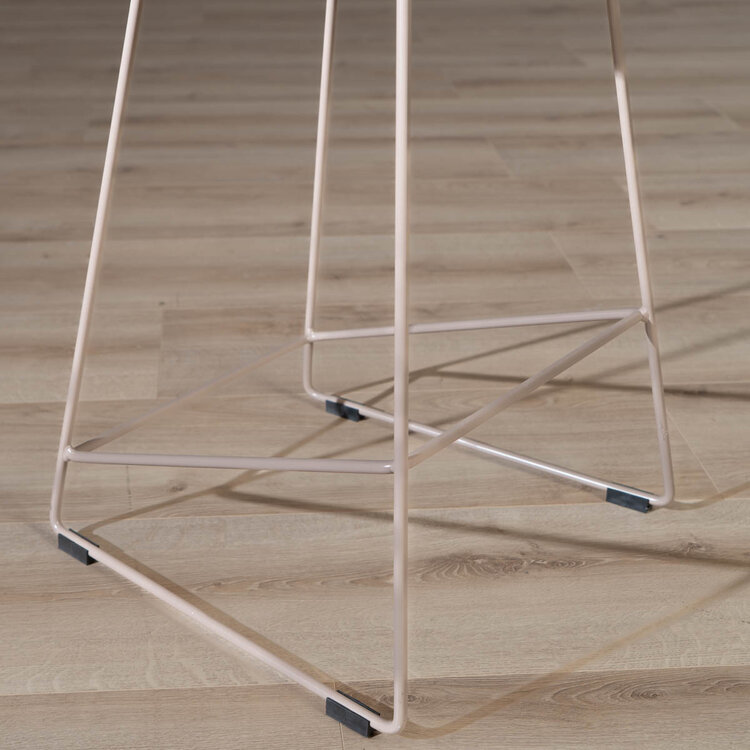 Scandinavische Barkruk Ellen taupe 66cm