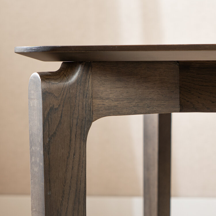 Scandinavische eettafel Cala walnoot 160 x 90 cm