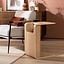 Scandinavische bijzettafel/salontafel Isla 60x35x45 naturel eiken