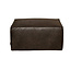 Hocker Memphis eco-leer antraciet