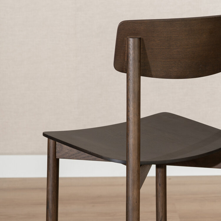 Scandinavische barkruk Miquel walnoot 78,5 cm