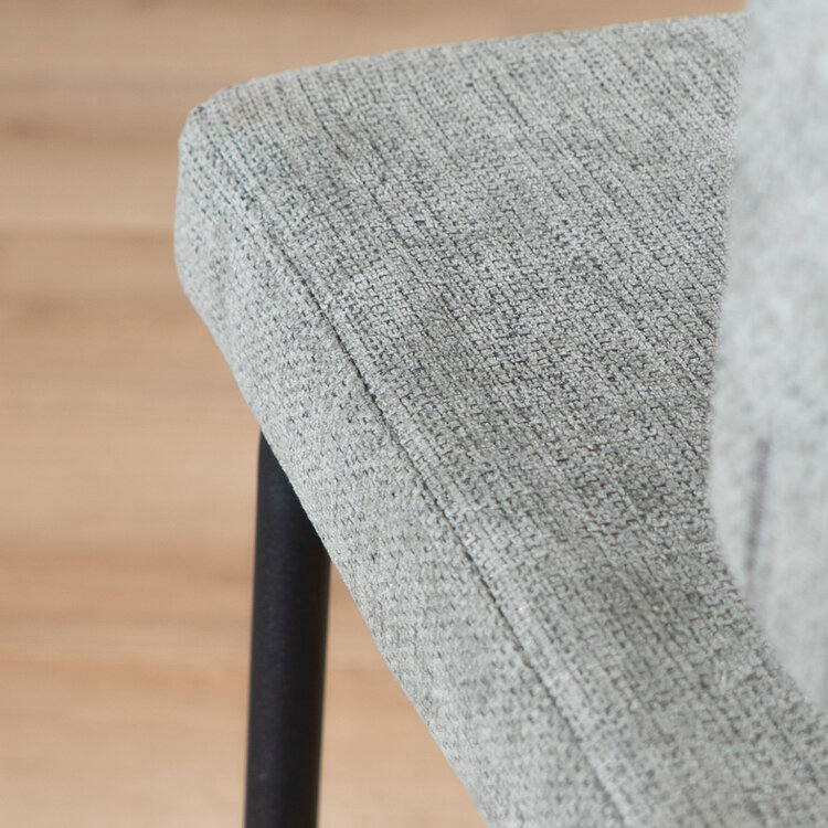 Scandinavische barkruk Espen groen gerecyclede stof 64-77 cm