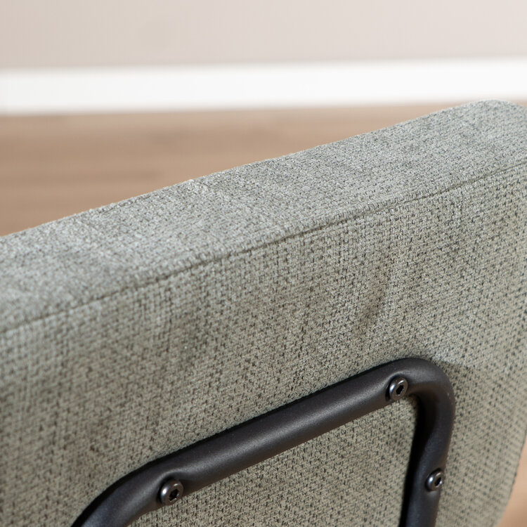 Scandinavische barkruk Espen groen gerecyclede stof 64-77 cm