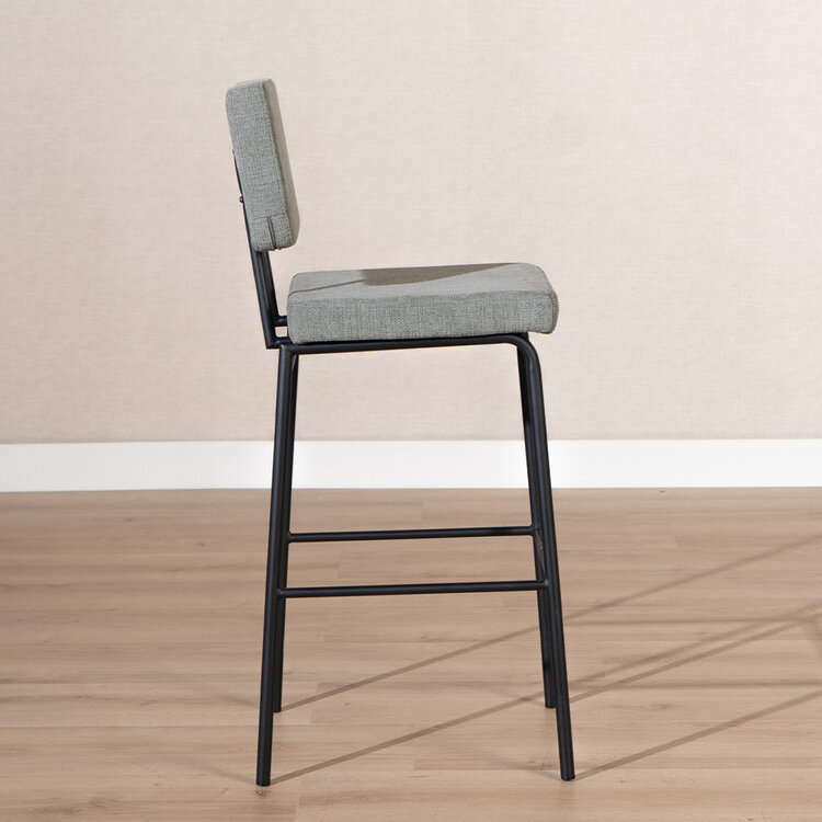 Scandinavische barkruk Espen groen gerecyclede stof 64-77 cm