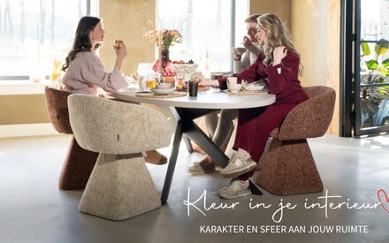 Kleur in je interieur: zo geef je jouw ruimte karakter en sfeer