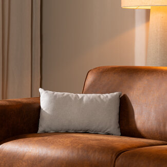 Sierkussen Scandinavisch Hilda stof grijs 25 x 45 cm