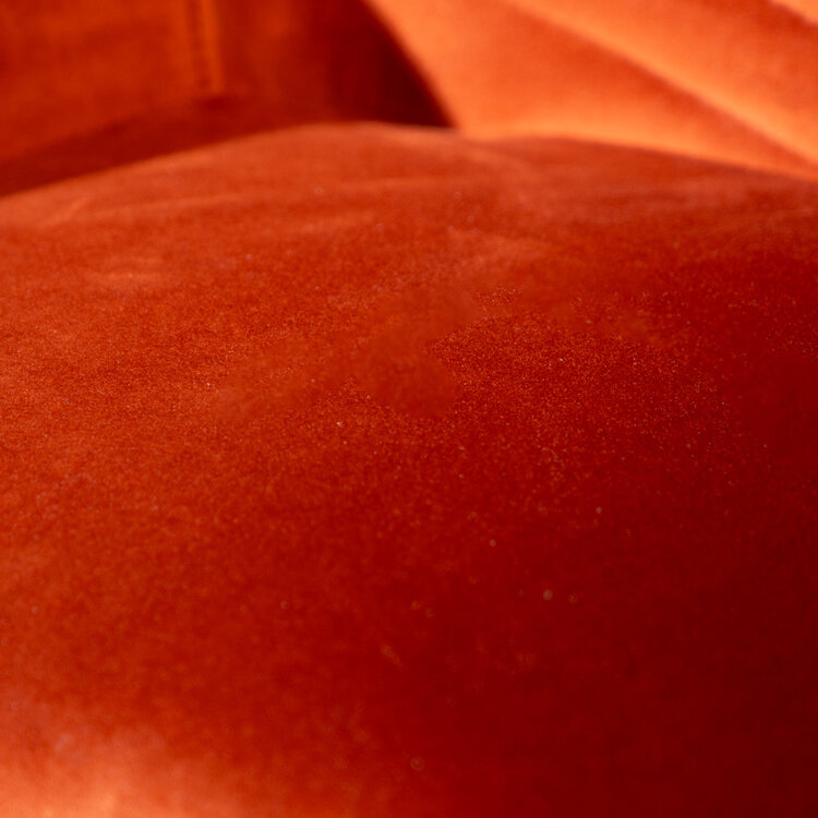Velvet barkruk Fiona koper 65-78 cm