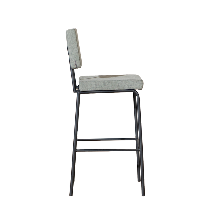 Scandinavische barkruk Espen groen gerecyclede stof 64-77 cm