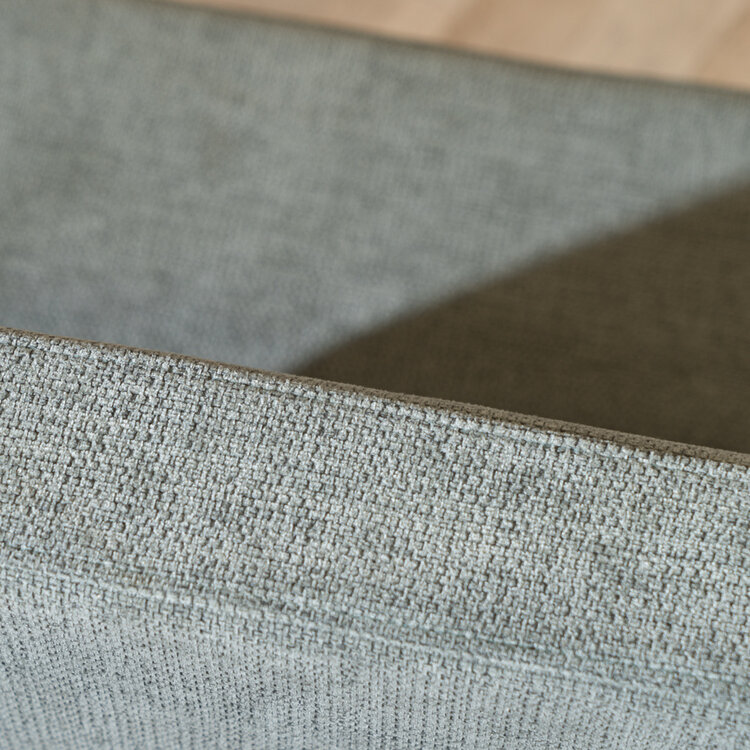 Scandinavische eetkamerbank Espen groen gerecyclede stof 160 cm