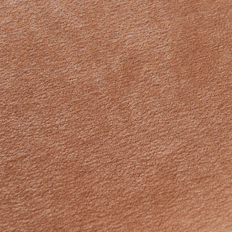 Scandinavische eetkamerstoel Bibi chenille terracotta