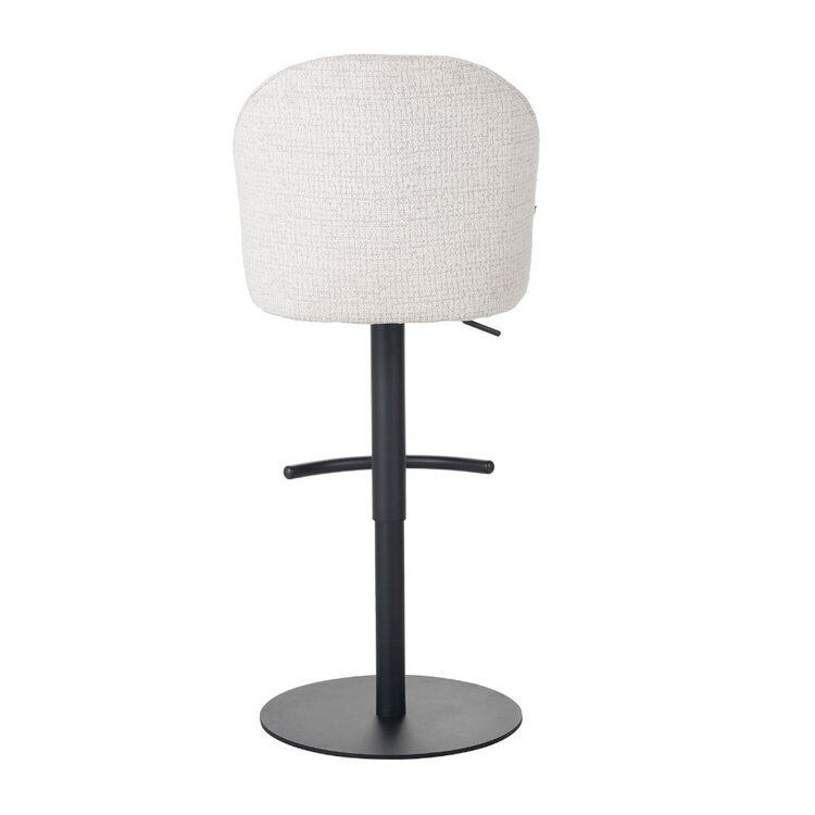 Barkruk Odin gemêleerde stof beige 63-83 cm